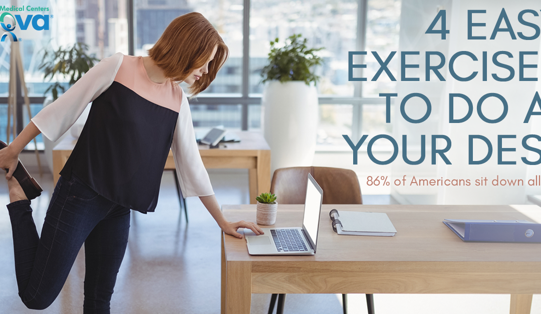 4 Easy Exercises to Do At Your Desk